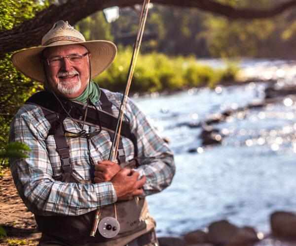 Senior Care Plus Insured Man fishing